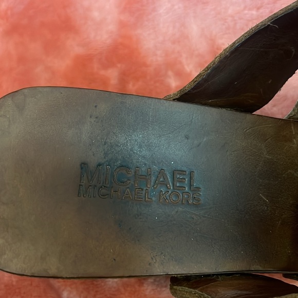 Michael Kors Size 10 Brown Sandal - Picture 3 of 8